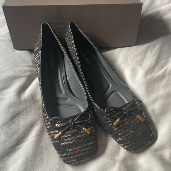 Franco Sarto Women's Pump Black Sparkle - Picture 6 of 7